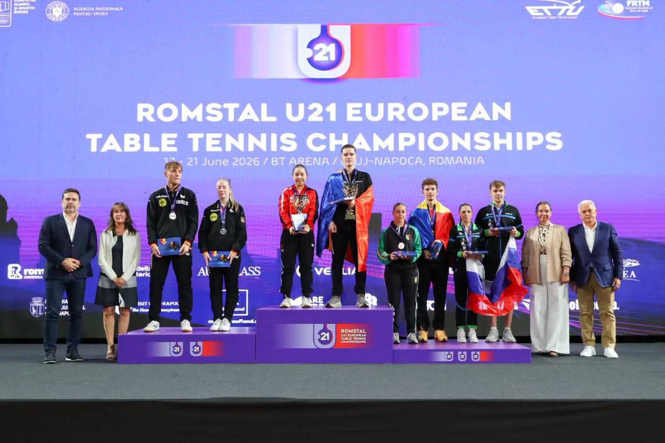 You are currently viewing Aur și bronz pentru România la Campionatul European U21 de Tenis de Masă