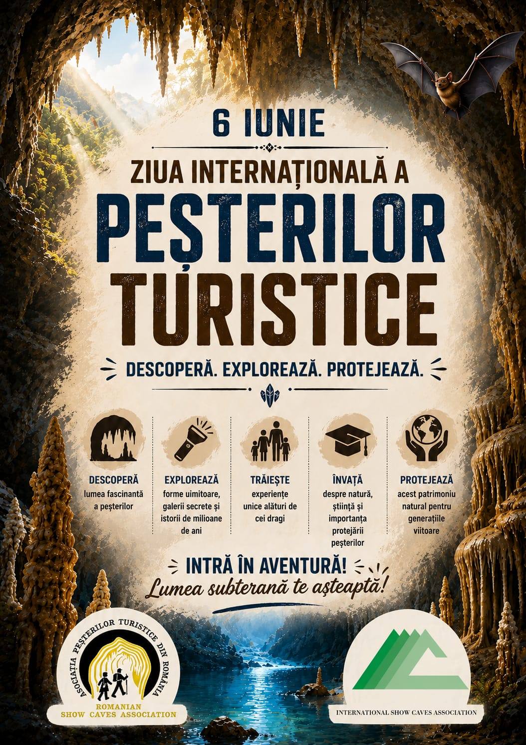 You are currently viewing Peștera Ialomiței marchează Ziua Internațională a Peșterilor Turistice prin activități speciale și acces gratuit pentru tineri
