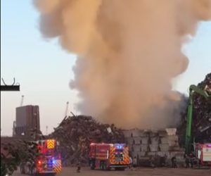 Read more about the article Mesaj RO-Alert emis pe litoral, din cauza unui incendiu în portul Agigea