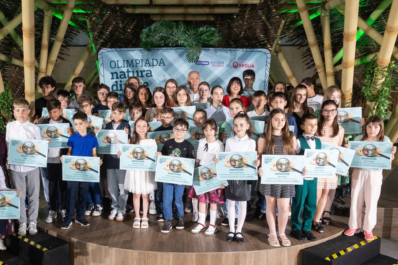 You are currently viewing Veolia România a premiat câștigătorii concursului de biodiversitate „Olimpiada Natura dintre Ape”, prima ediție organizată la nivel național