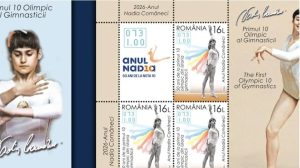 Read more about the article Nadia Comăneci, omagiată de Romfilatelia printr-o emisiune de mărci poștale