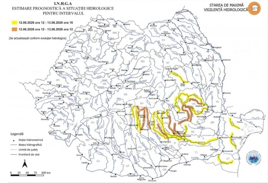 You are currently viewing METEO: Avertizare hidrologică pentru unele râuri din județul Dâmbovița!