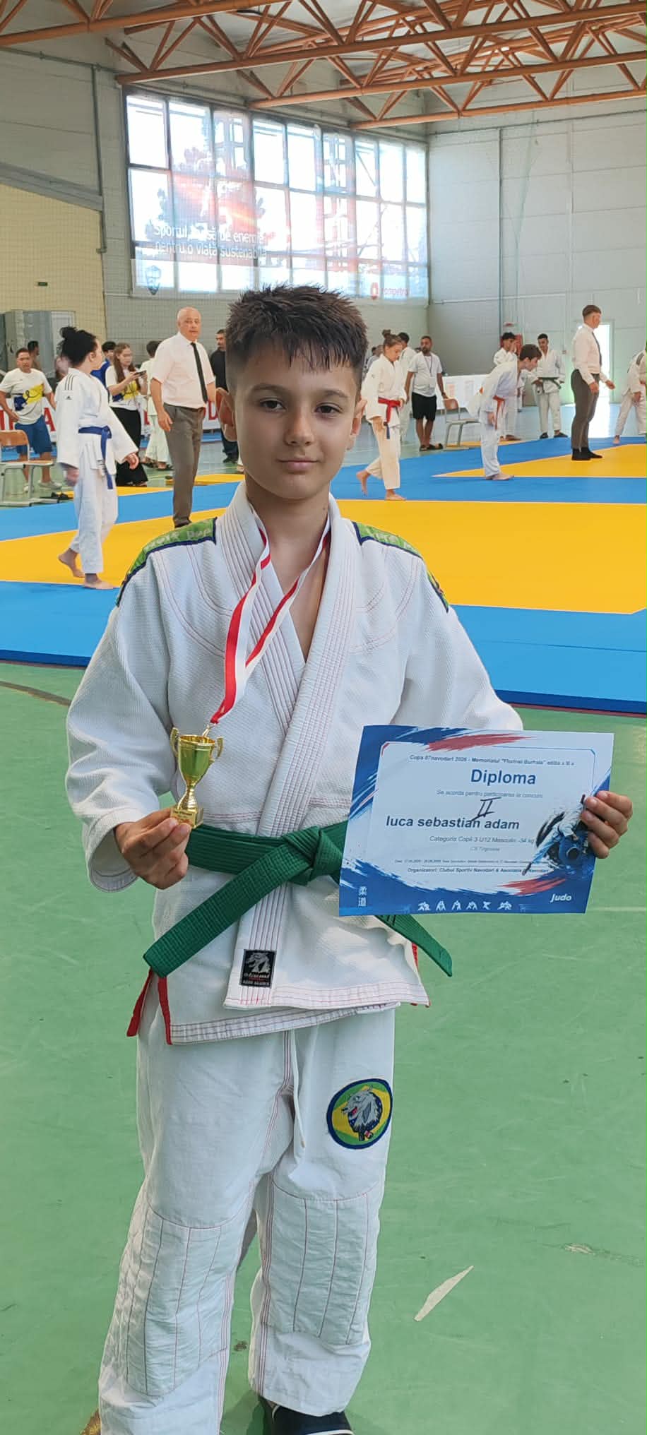 You are currently viewing Judocanul târgoviștean Luca Adam, medaliat cu argint la Cupa Internațională 07 Năvodari – Memorialul „Florinel Burhală”