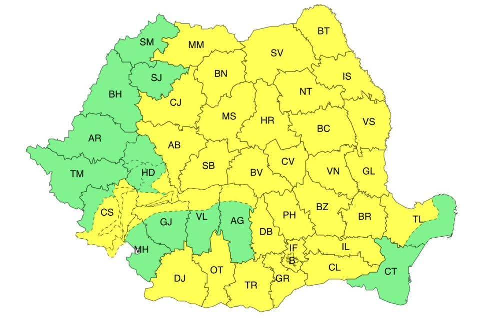 You are currently viewing ANM a emis Cod Galben de instabilitate atmosferică pentru județul Dâmbovița