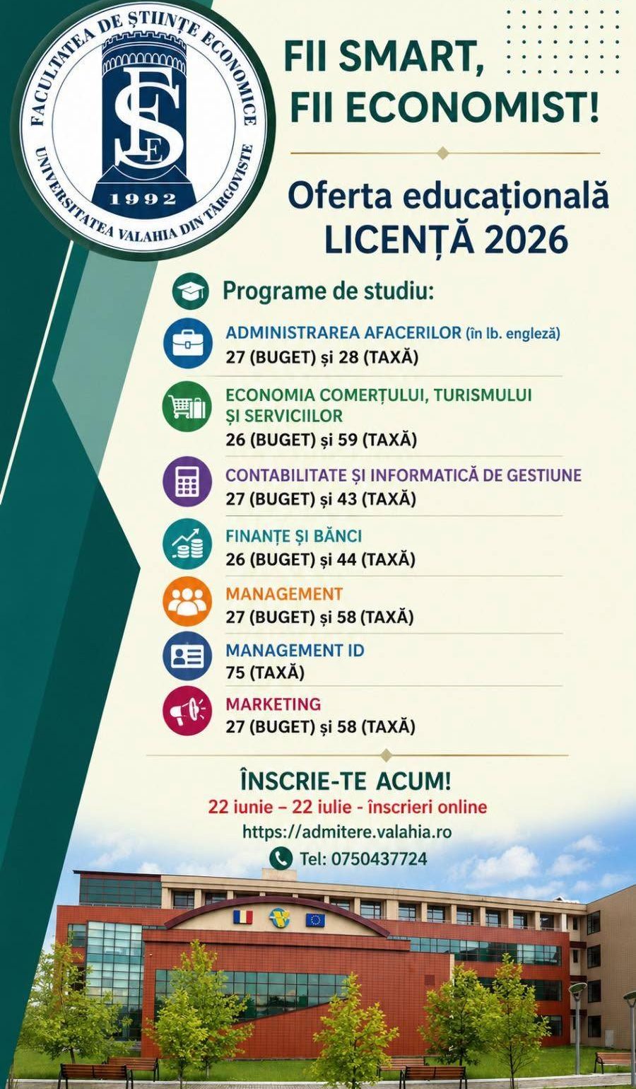 You are currently viewing Facultatea de Științe Economice din cadrul UVT dă startul admiterii. Două sute de studenți vor primi gratuit tablete