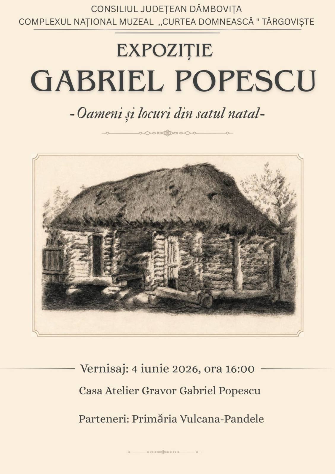 You are currently viewing Casa Atelier „Gabriel Popescu” din Vulcana-Pandele marchează un deceniu de la redeschidere printr-o expoziție specială