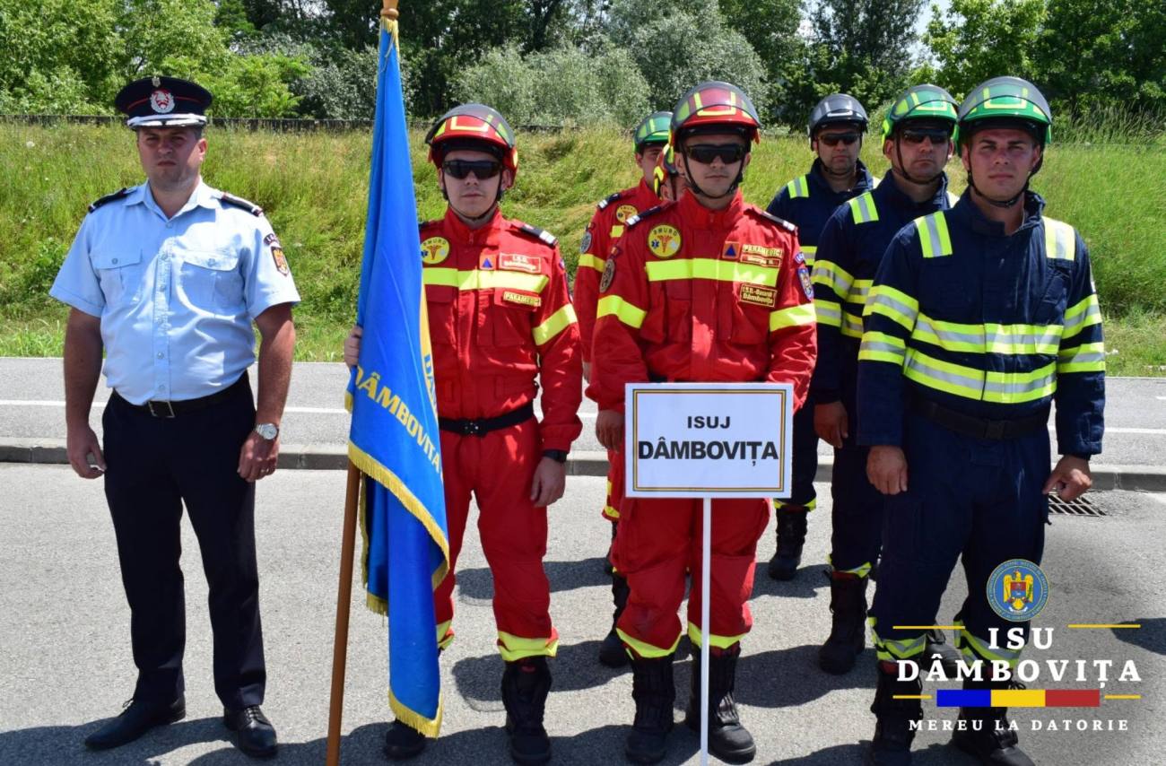 You are currently viewing Salvatorii ISU Dâmbovița, pe podium la competiția națională de descarcerare