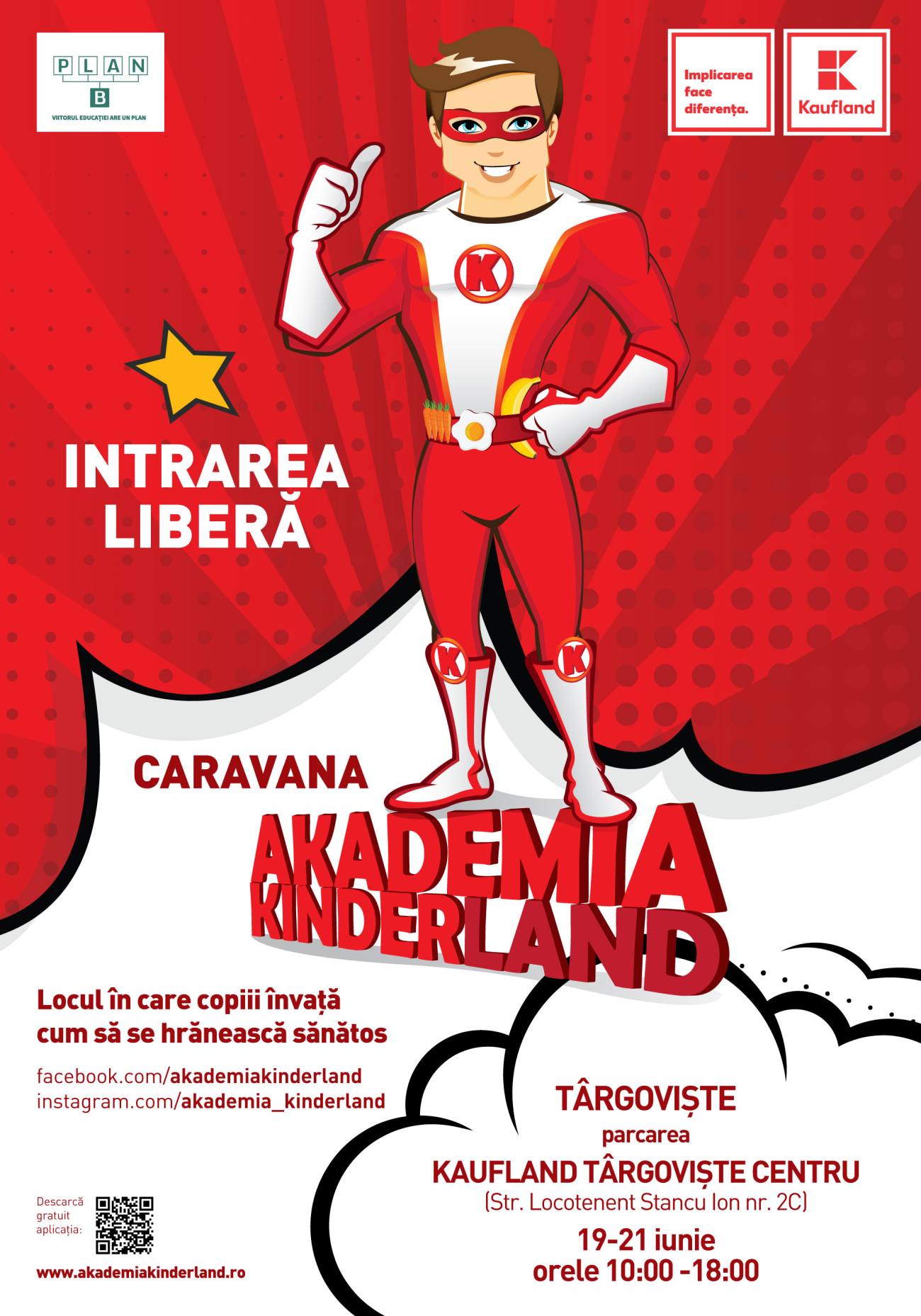 You are currently viewing Începe Caravana Akademia Kinderland, ediția a 9-a:  proiectul educațional dedicat alimentației sănătoase ajunge în Târgoviște