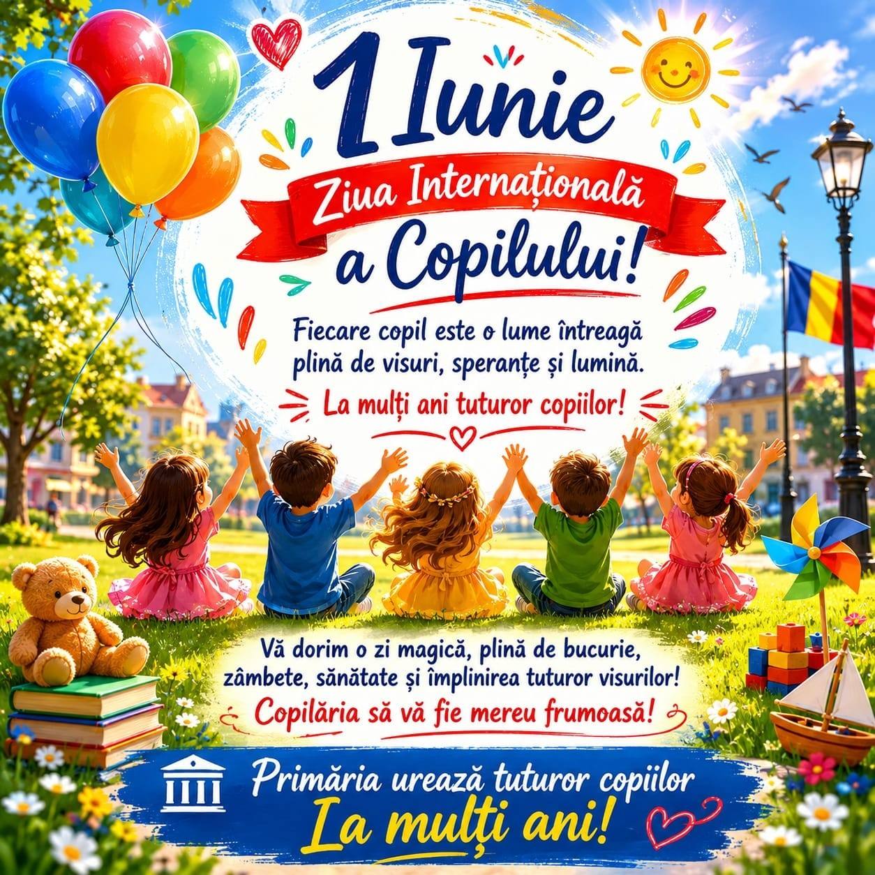 You are currently viewing Primăria Raciu le transmite un mesaj copiilor de ziua lor: Sunteți cea mai prețioasă resursă a societății