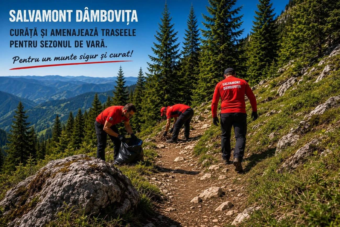 You are currently viewing Trasee mai sigure și mai accesibile în Bucegi, prin intervențiile Salvamont Dâmbovița