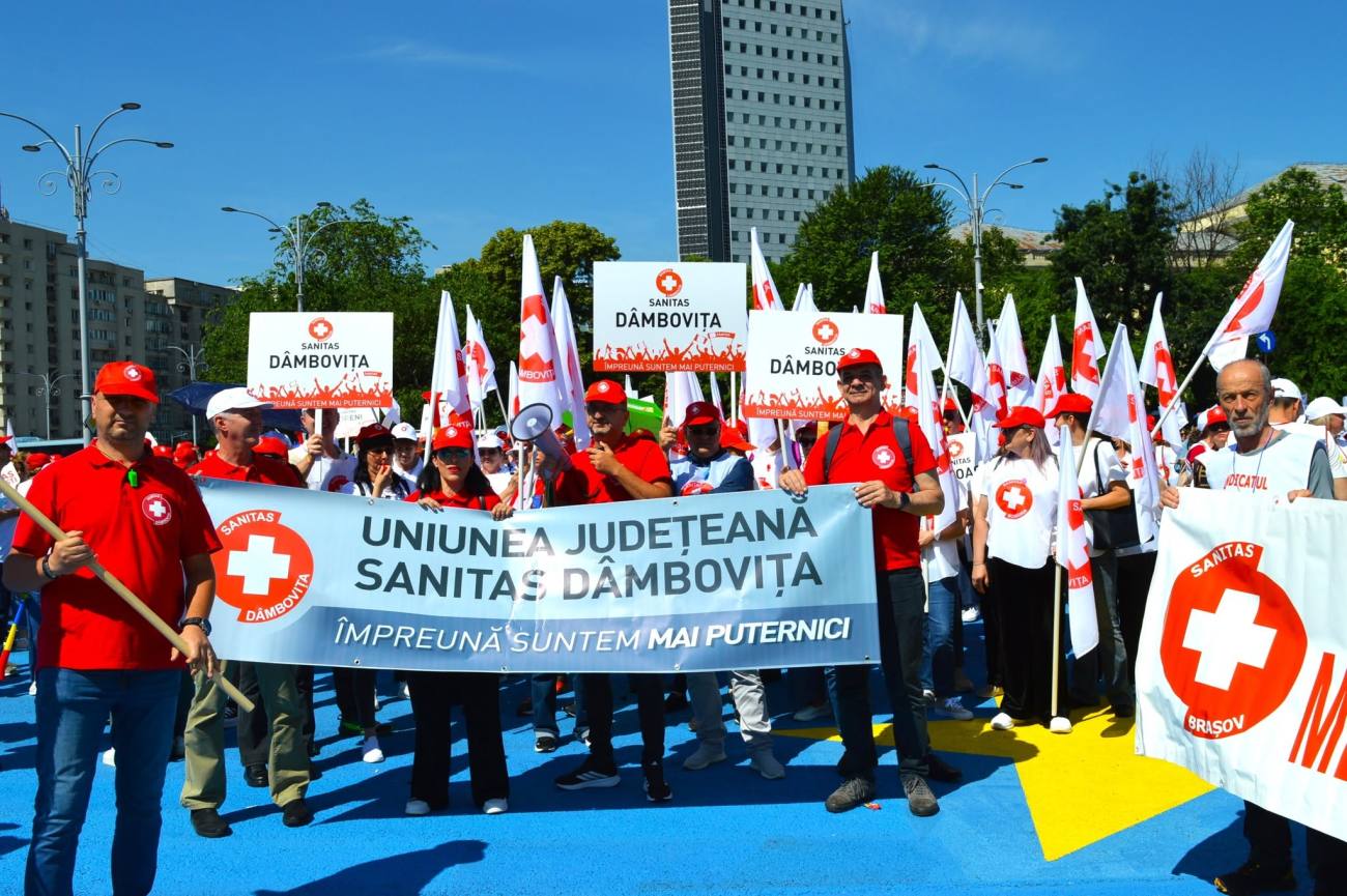 You are currently viewing SANITAS Dâmbovița anunță noi proteste și avertizează cu greva generală