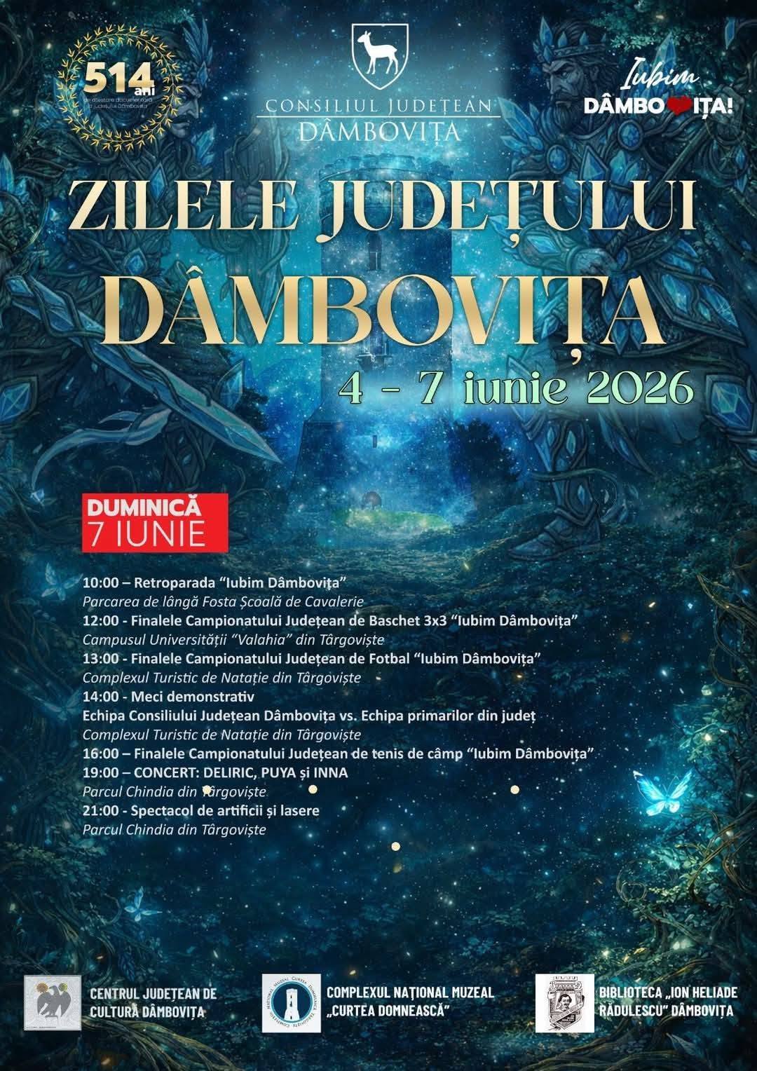 You are currently viewing Duminică plină la Zilele Județului Dâmbovița. La lăsarea serii, Deliric, Puya și INNA urcă pe scena din Parcul Chindia