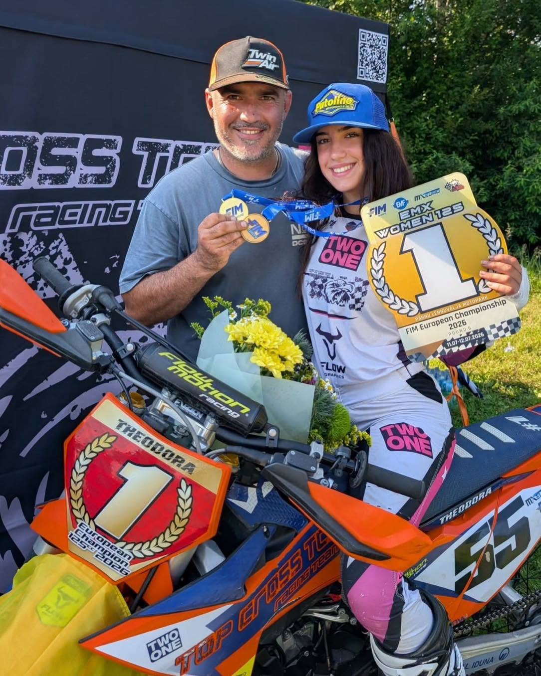 You are currently viewing Rezultat istoric! Theodora Gumeniuc aduce României primul titlu european FIM Europe la motocross