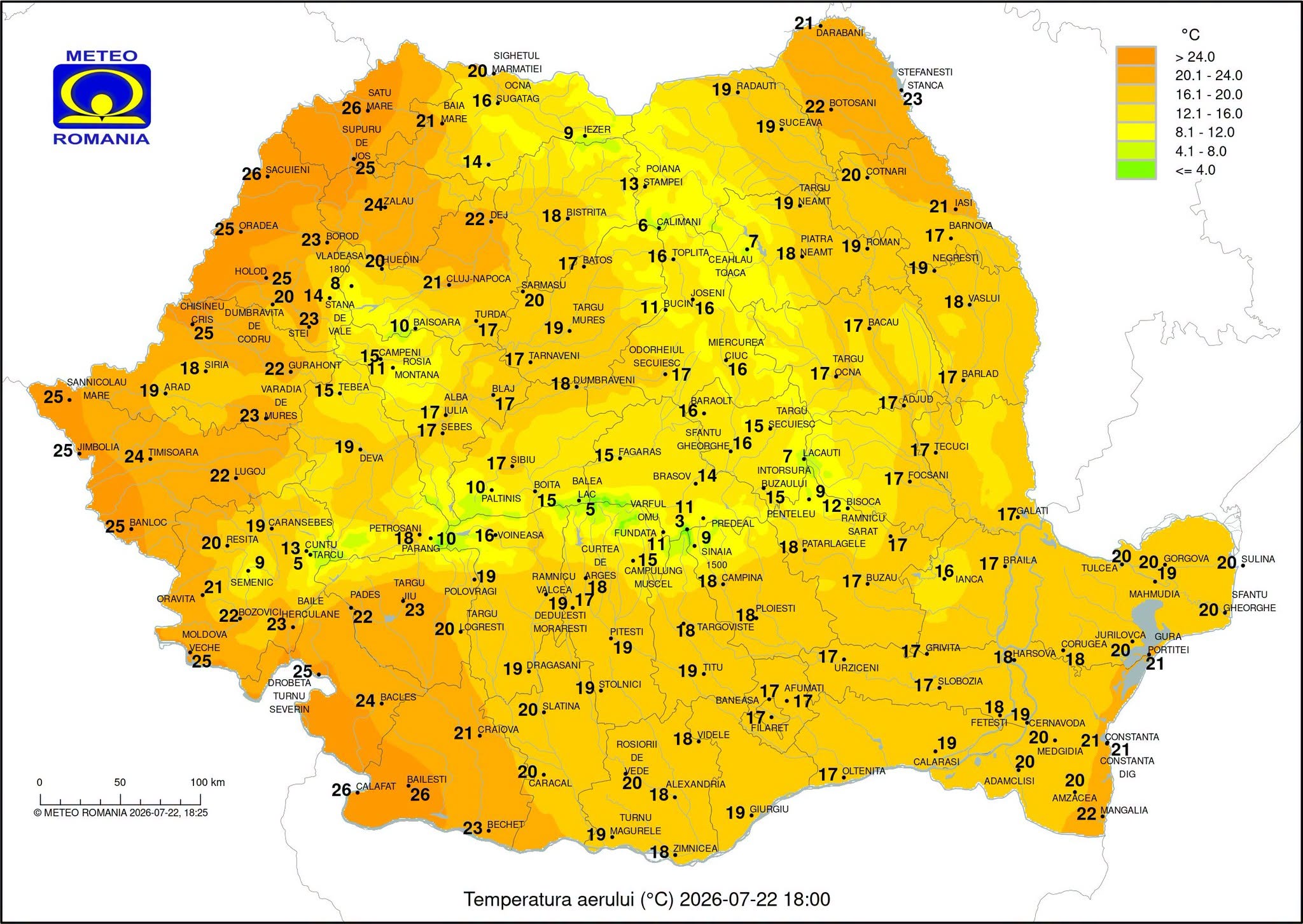 You are currently viewing După canicula extremă de la finalul lui iunie, România a ajuns la temperaturi de toamnă. La Târgoviște s-au înregistrat doar 18°C la ora 18.00