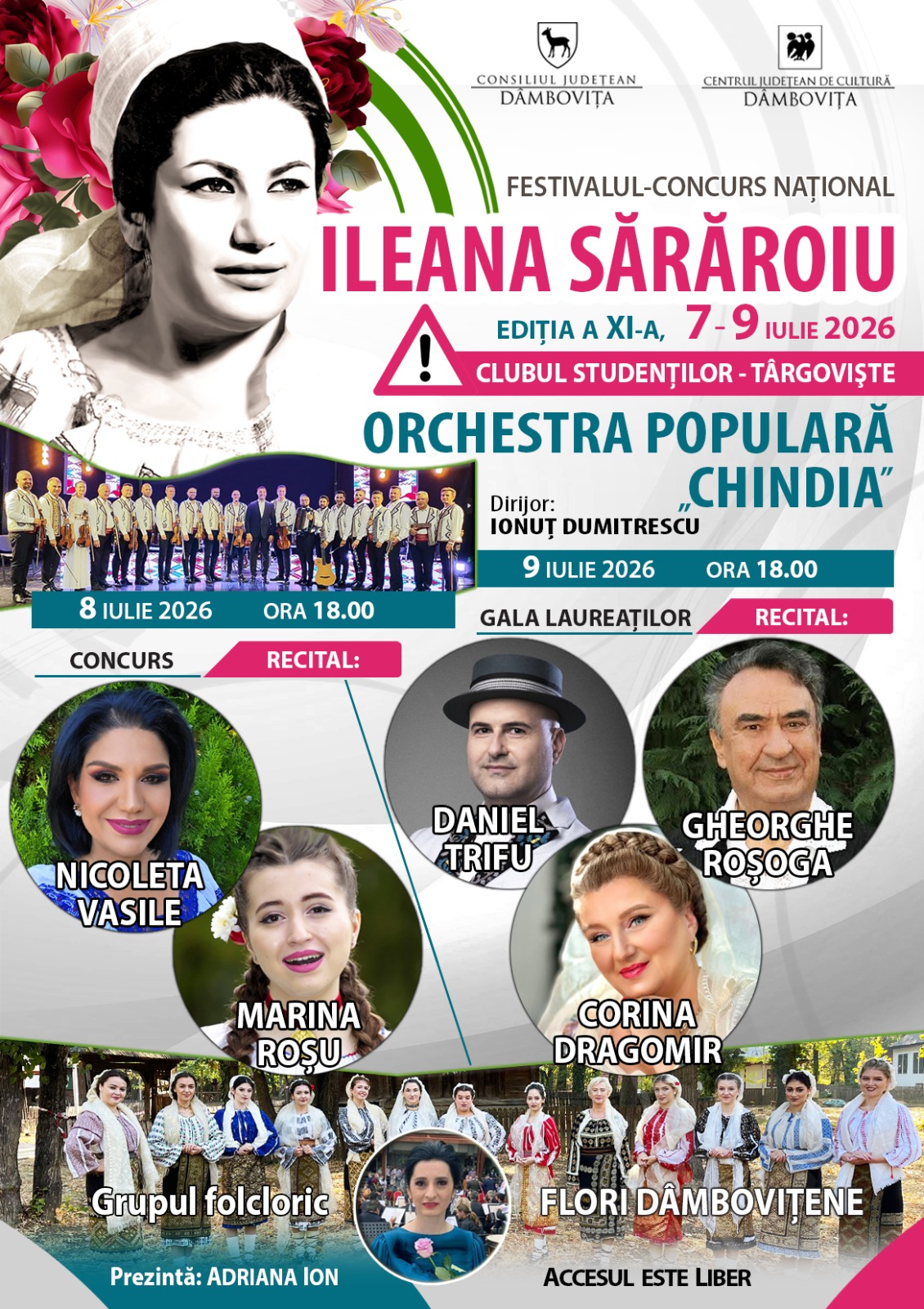 You are currently viewing Festivalul-concurs Naţional „Ileana Sărăroiu” va avea loc în incinta Casei Tineretului din Târgoviște (Clubul Studenților)