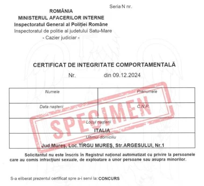 You are currently viewing CERTIFICATUL DE INTEGRITATE COMPORTAMENTALĂ POATE FI OBȚINUT ONLINE, PRIN HUB-UL DE SERVICII AL MAI