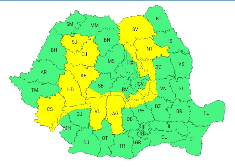 You are currently viewing Instabilitate atmosferică și averse însemnate cantitativ în județul Dâmbovița!