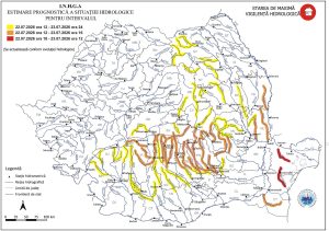 Read more about the article Avertizare hidrologică pentru județul Dâmbovița. Risc de viituri rapide și inundații locale