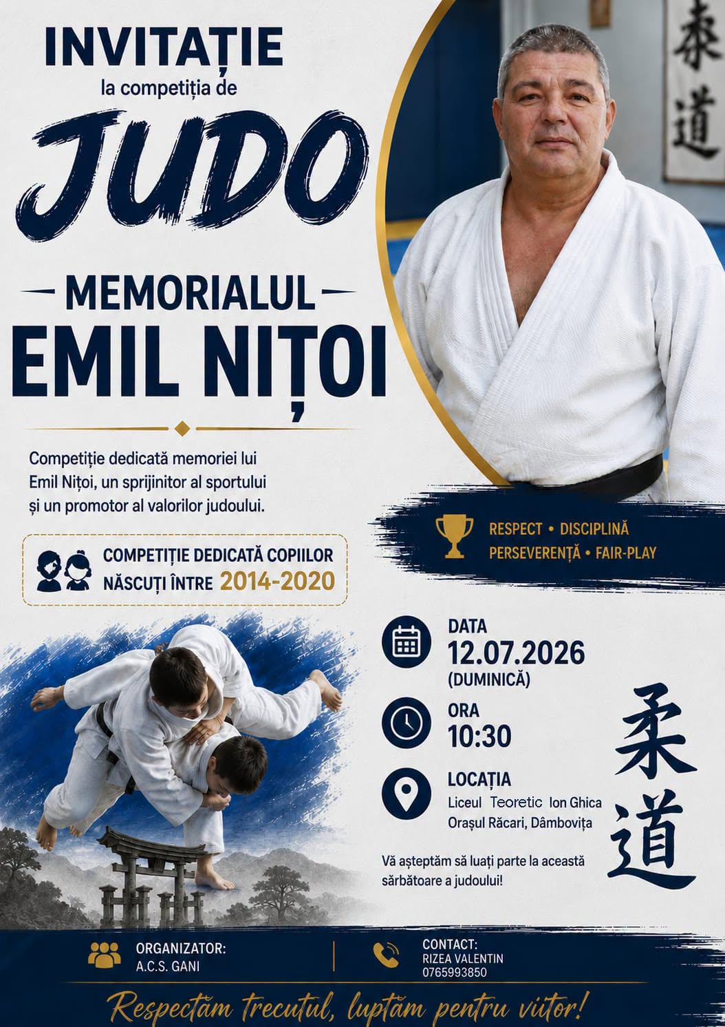 You are currently viewing Memorialul „Emil Nițoi” revine la Răcari cu o nouă ediție dedicată tinerilor sportivi