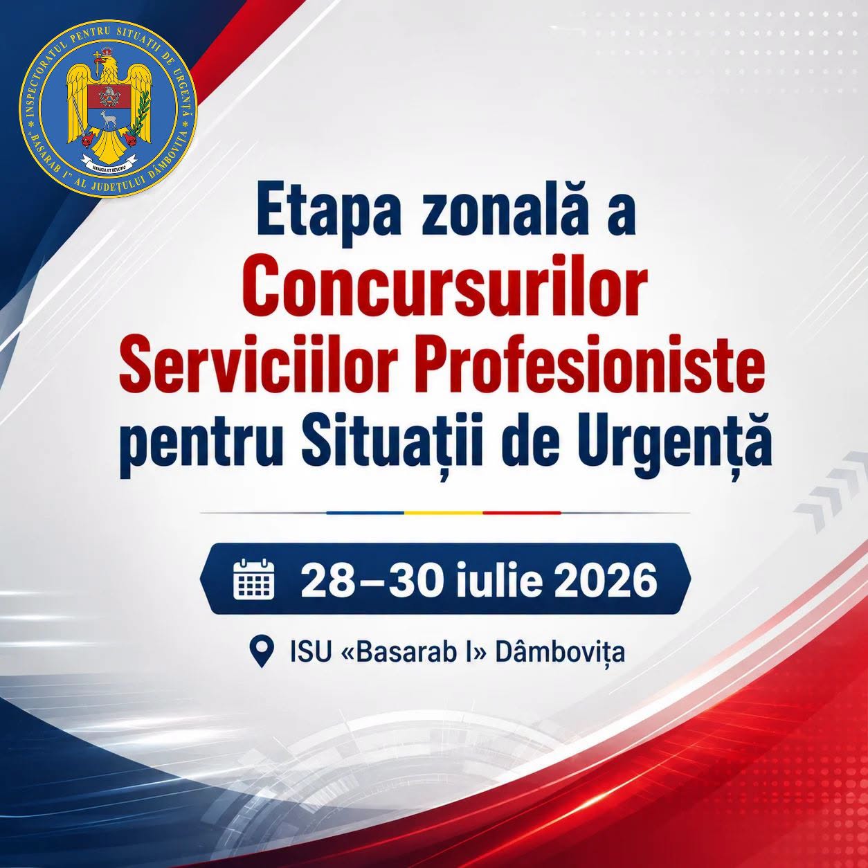You are currently viewing Pompieri din mai multe județe se întrec, în Dâmbovița, la etapa zonală a Concursurilor Serviciilor Profesioniste pentru Situații de Urgență