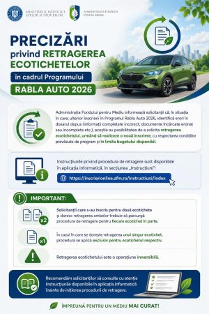 Read more about the article Florin Bănică, președintele AFM: Ce trebuie să faci dacă ai depus greșit dosarul în Rabla Auto 2026