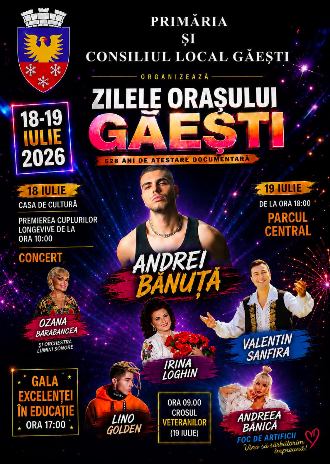 You are currently viewing Comunitatea din Găești sărbătorește 528 de ani de atestare documentară cu două zile de evenimente 