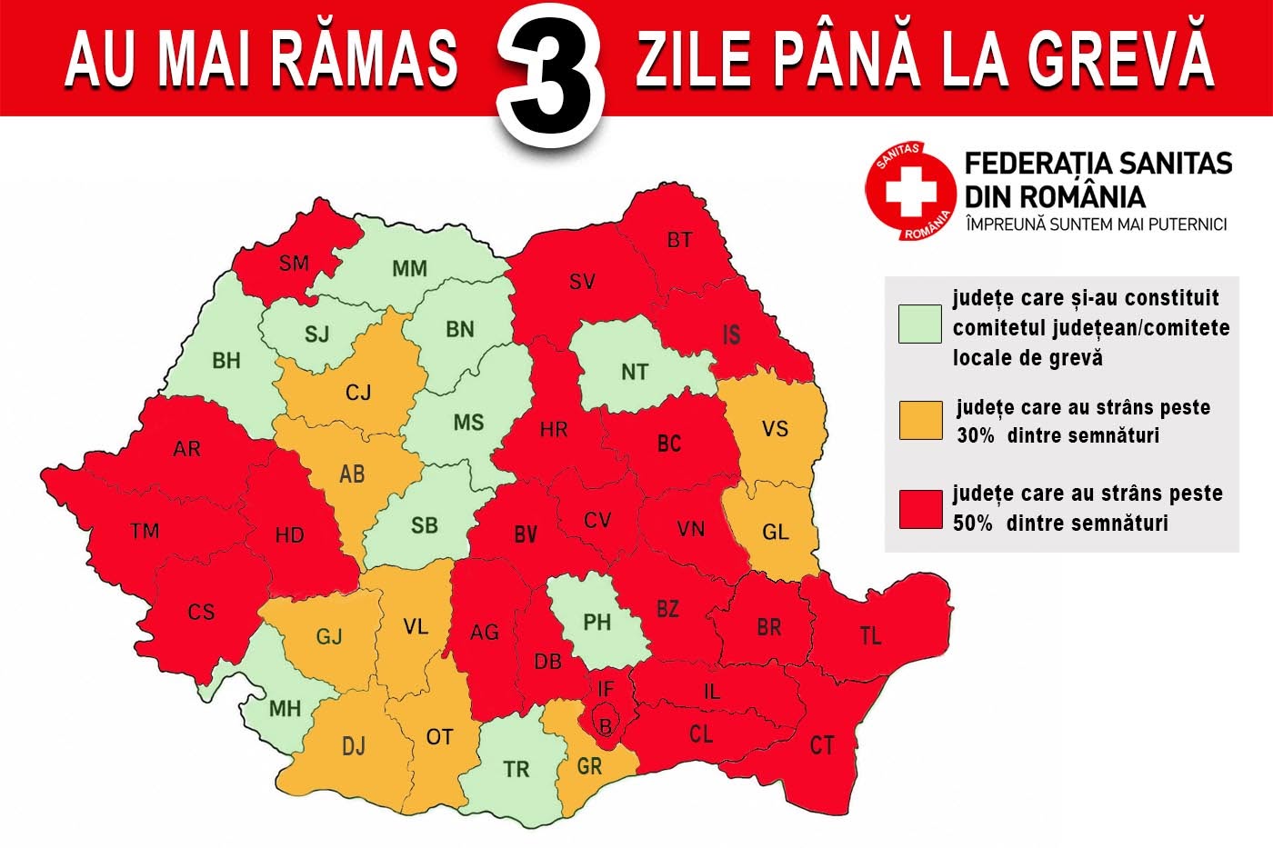 You are currently viewing Grevă de avertisment, luni, în spitalele dâmbovițene. Activitatea medicală va continua pentru urgențe și pacienții internați
