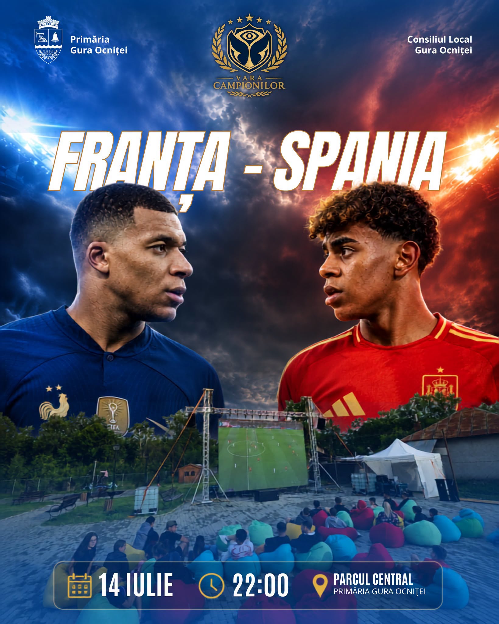 You are currently viewing Meci de gală la Campionatul Mondial, proiectat în această seară în Parcul Central din Gura Ocniței