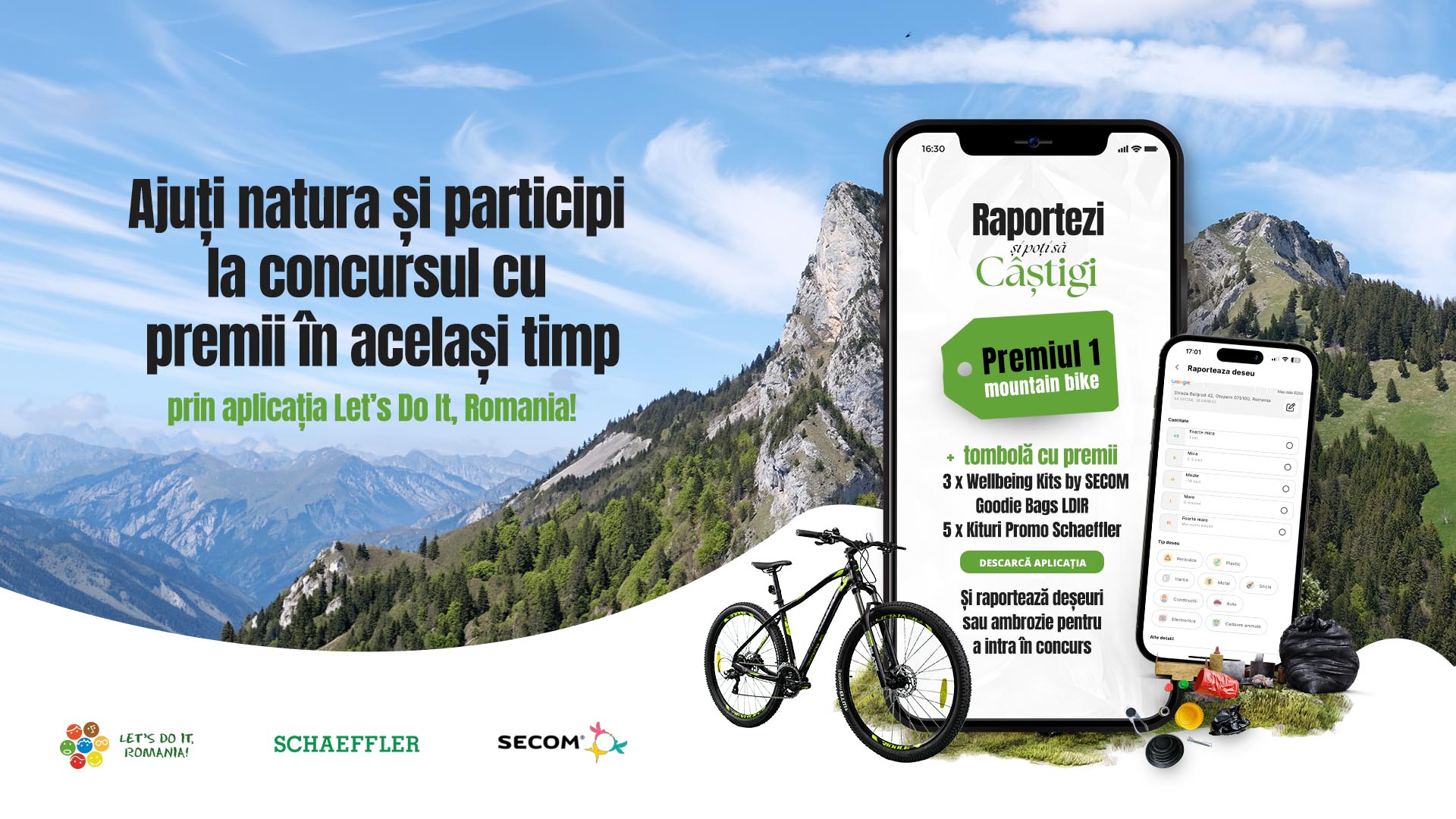 You are currently viewing Raportează deșeuri și ambrozie în aplicația Let’s Do It, Romania! și intri automat în concurs. Ajută natura și poți câștiga premii!