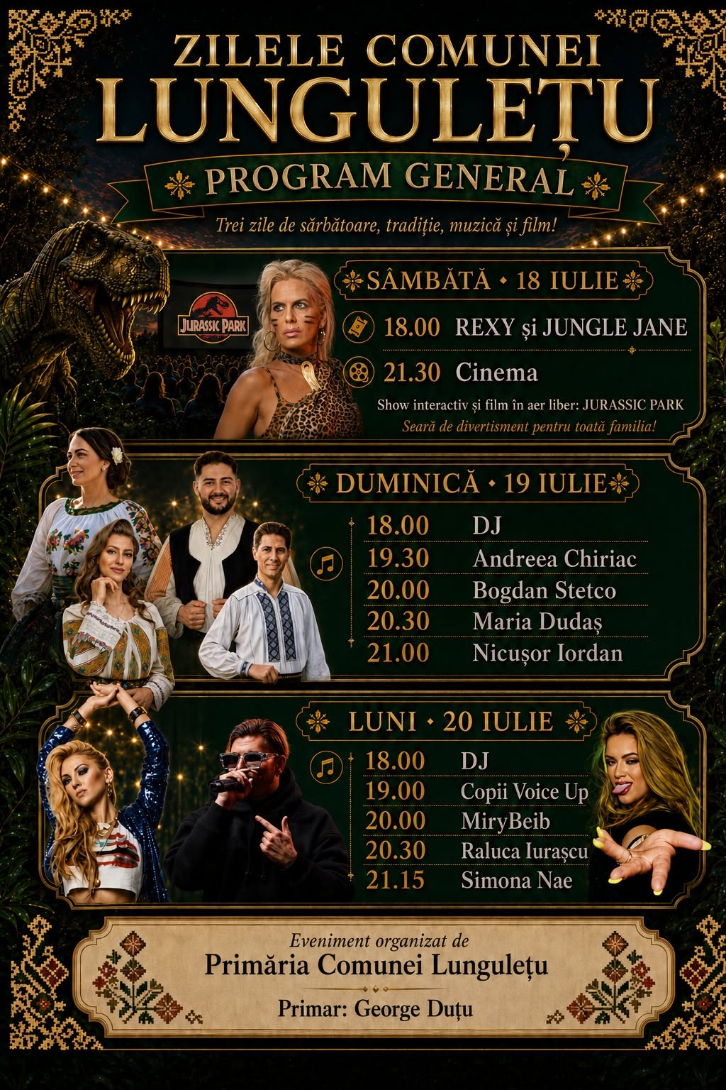 You are currently viewing Zilele Comunei Lungulețu revin în luna iulie. Evenimentul va fi finanțat integral din sponsorizări