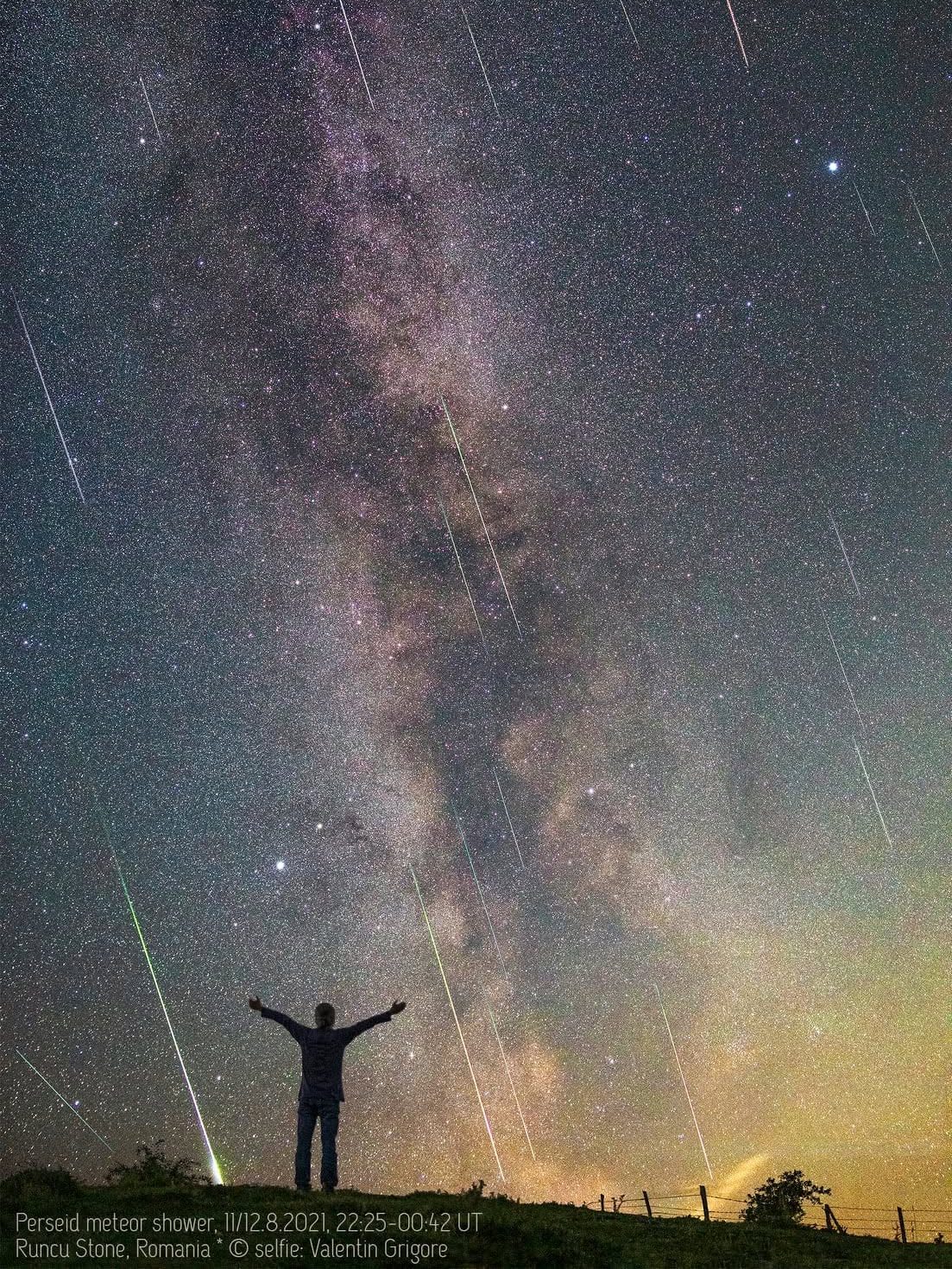 You are currently viewing Cerul oferă spectacolul verii. Perseidele ating maximul în august, iar Runcu devine punct de întâlnire pentru pasionați