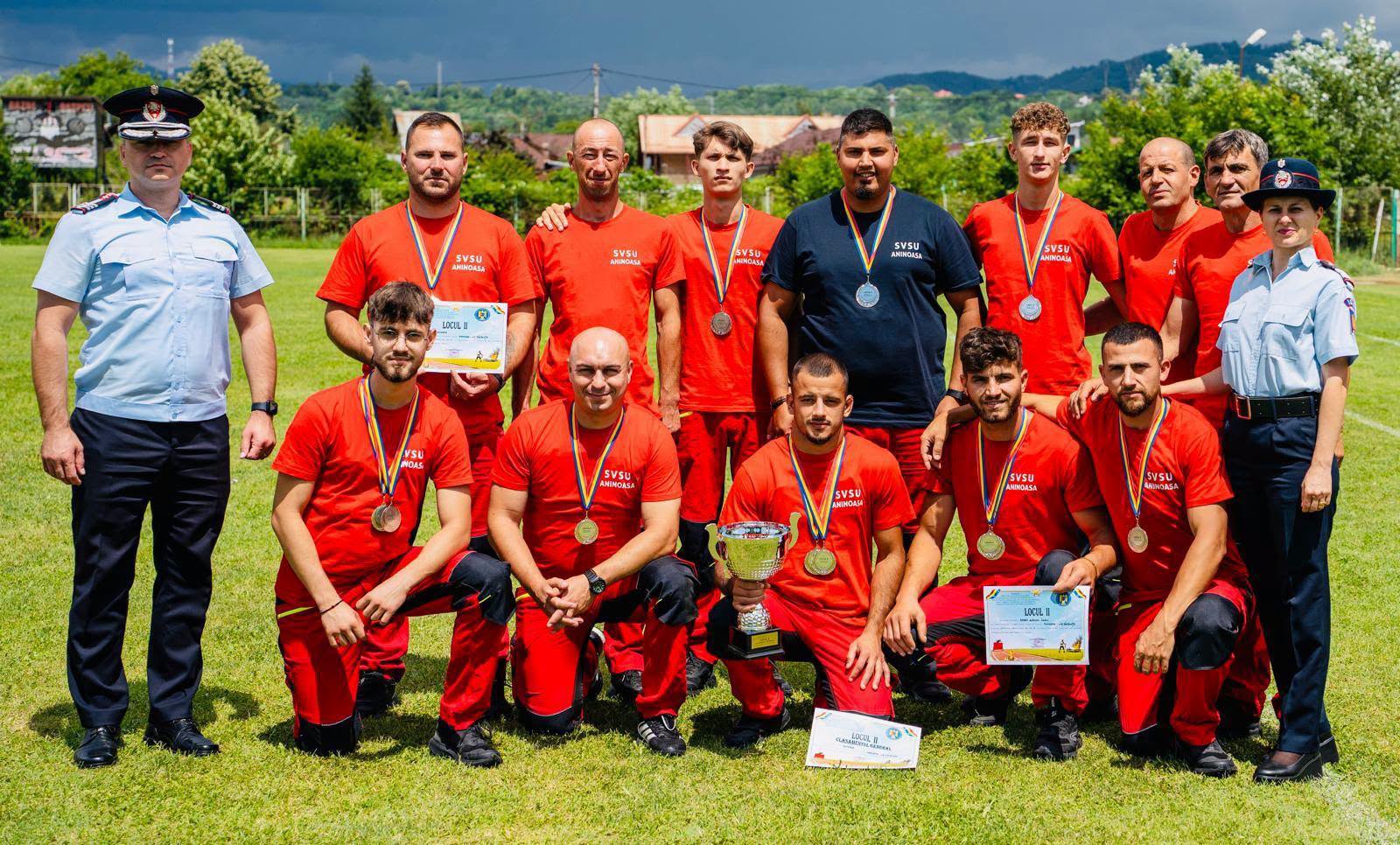 You are currently viewing SVSU Aninoasa, pe locul al II-lea la etapa interjudețeană a Concursurilor Profesionale pentru Situații de Urgență