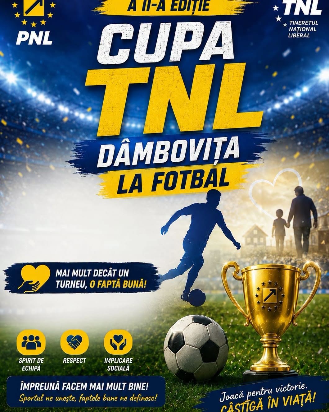 You are currently viewing Competiție cu suflet. TNL Dâmbovița transformă fotbalul într-un gest de solidaritate