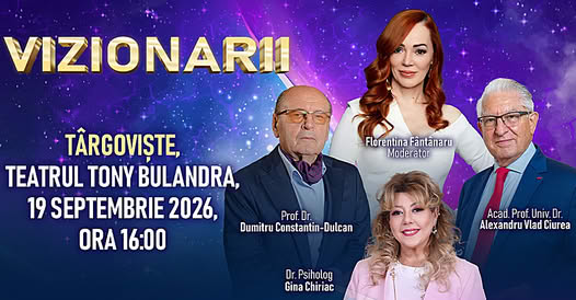 You are currently viewing Acad. Alexandru Vlad Ciurea și prof. Dumitru Constantin Dulcan, invitați la conferința „Vizionarii 2026”, la Târgoviște