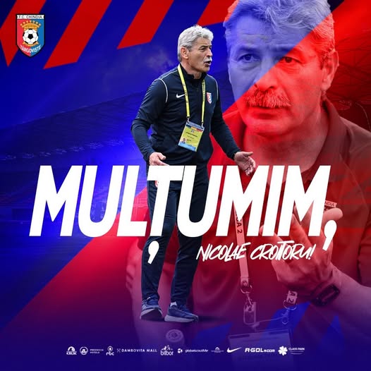 You are currently viewing Chindia Târgoviște, șoc după eșecul cu CS Dinamo! Antrenorul Nicolae Croitoru, demis. Daniel Oprița, favorit pentru banca tehnică
