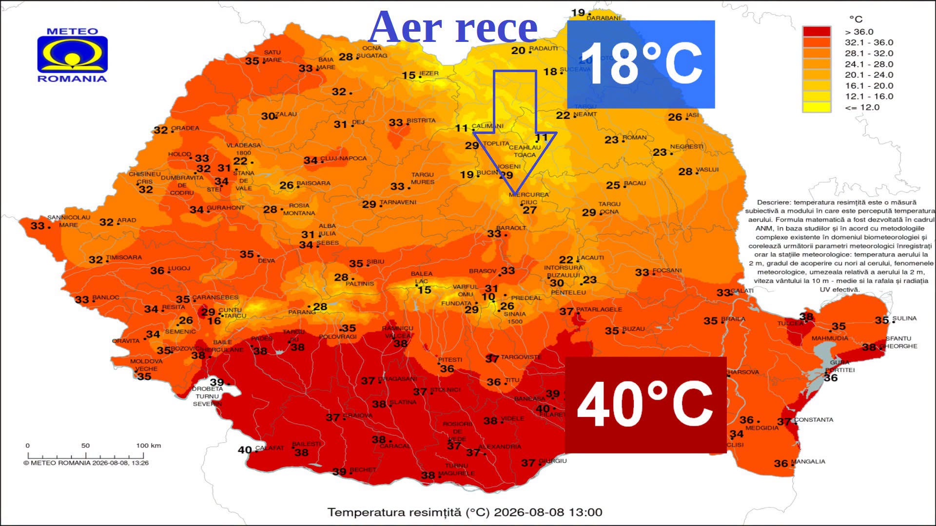 You are currently viewing După o săptămână sub avertizări de caniculă, aflăm unde s-a înregistrat „polul” de căldură al României
