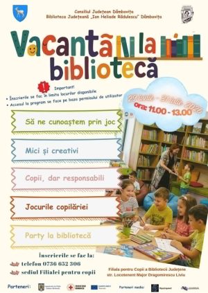 Read more about the article TÂRGOVIȘTE: Activități educaționale interactive în cadrul programului „Vacanță la Bibliotecă”