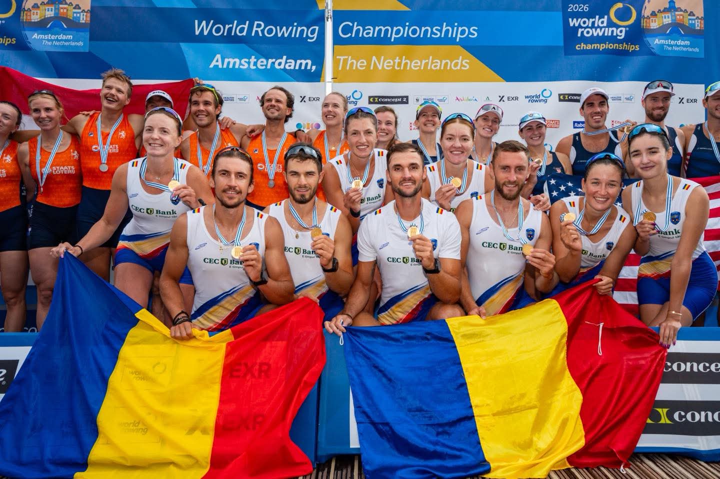 You are currently viewing România, pe locul patru în clasamentul pe medalii la Campionatele Mondiale de la Amsterdam