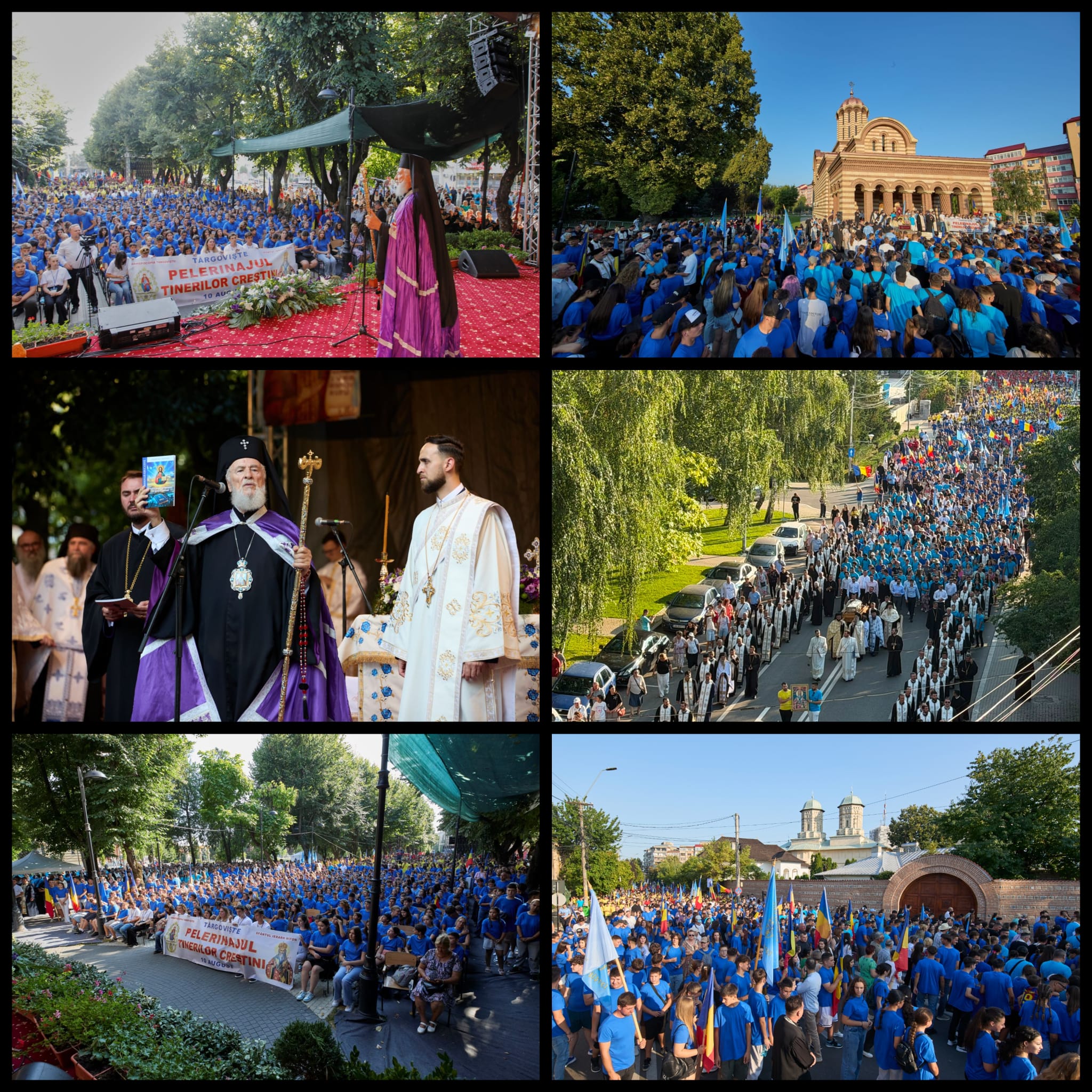 You are currently viewing LA TÂRGOVIȘTE – PESTE 4.000 DE TINERI AU PARTICIPAT LA CEREMONIILE CARE AU INAUGURAT SĂRBĂTOAREA SFÂNTULUI IERARH NIFON