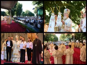 Read more about the article VIDEO – LA TÂRGOVIȘTE, PESTE 20.000 DE CREDINCIOȘI AU PARTICIPAT LA SĂRBĂTOAREA SFÂNTULUI IERARH NIFON, PATRIARHUL CONSTANTINOPOLULUI ŞI MITROPOLITUL ŢĂRII ROMÂNEŞTI
