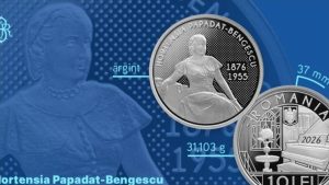 Read more about the article BNR marchează împlinirea a 150 de ani de la nașterea Hortensiei Papadat-Bengescu printr-o emisiune numismatică