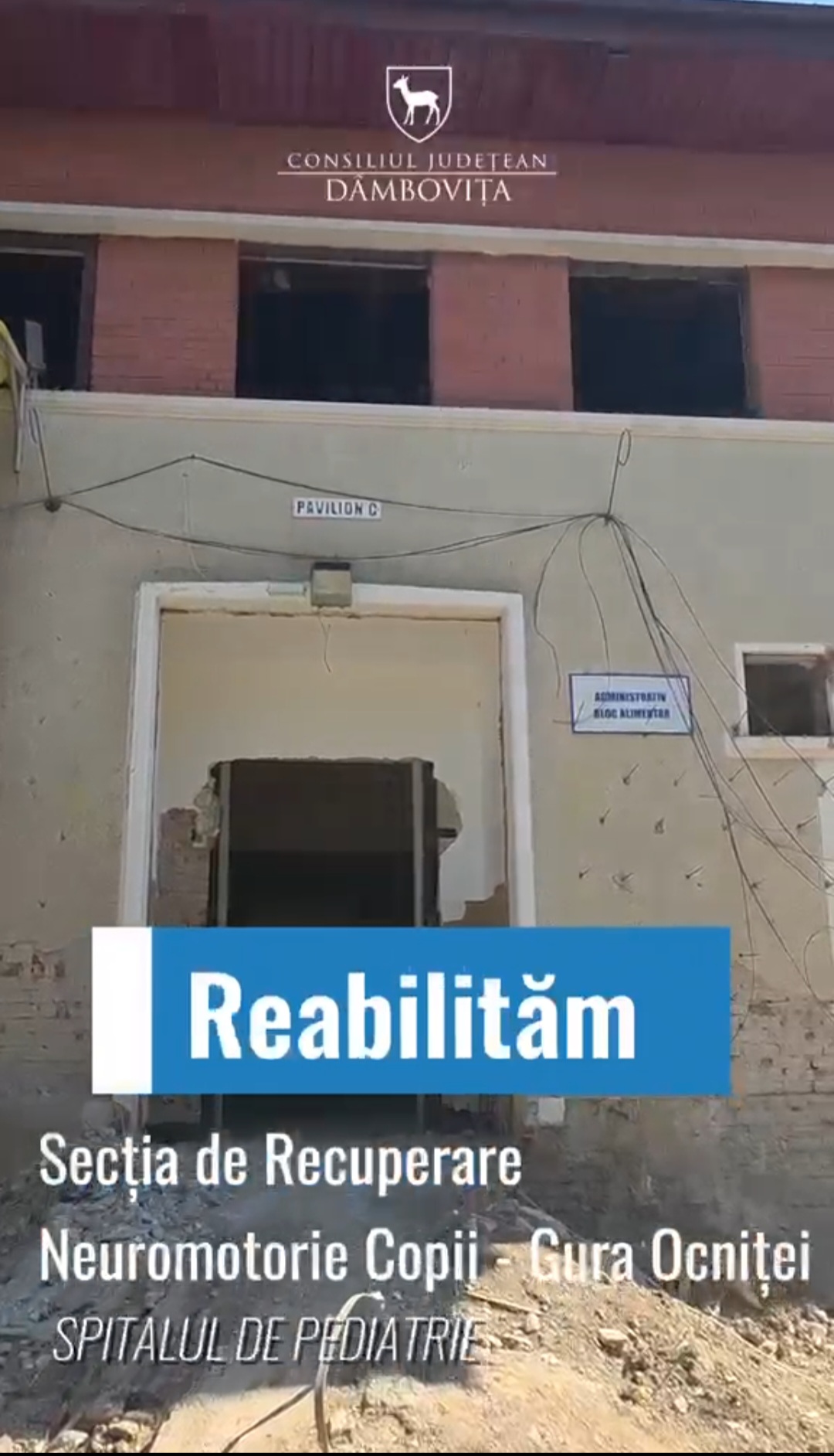 You are currently viewing Investiție de peste 66 de milioane de lei la Spitalul de Pediatrie Condiții moderne pentru micii pacienți. Investiție majoră la Spitalul de Pediatrie Gura Ocniței