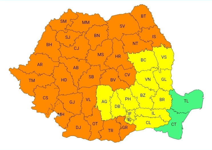 You are currently viewing Cod galben de caniculă în Dâmbovița. Temperaturile urcă și mâine până la 37 de grade