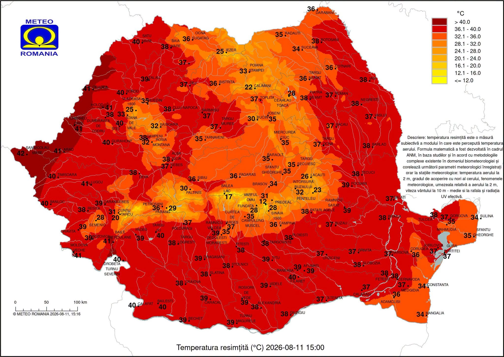 You are currently viewing Zi de foc în România. Temperatura resimțită a urcat până la 38°C, la Târgoviște