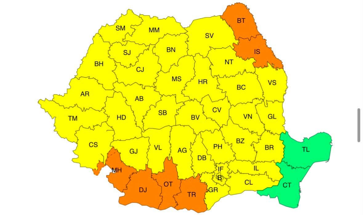 You are currently viewing Canicula se menține și la finalul săptămânii, în județul Dâmbovița. Informarea meteo a fost prelungită, mâine județul intră sub Cod galben