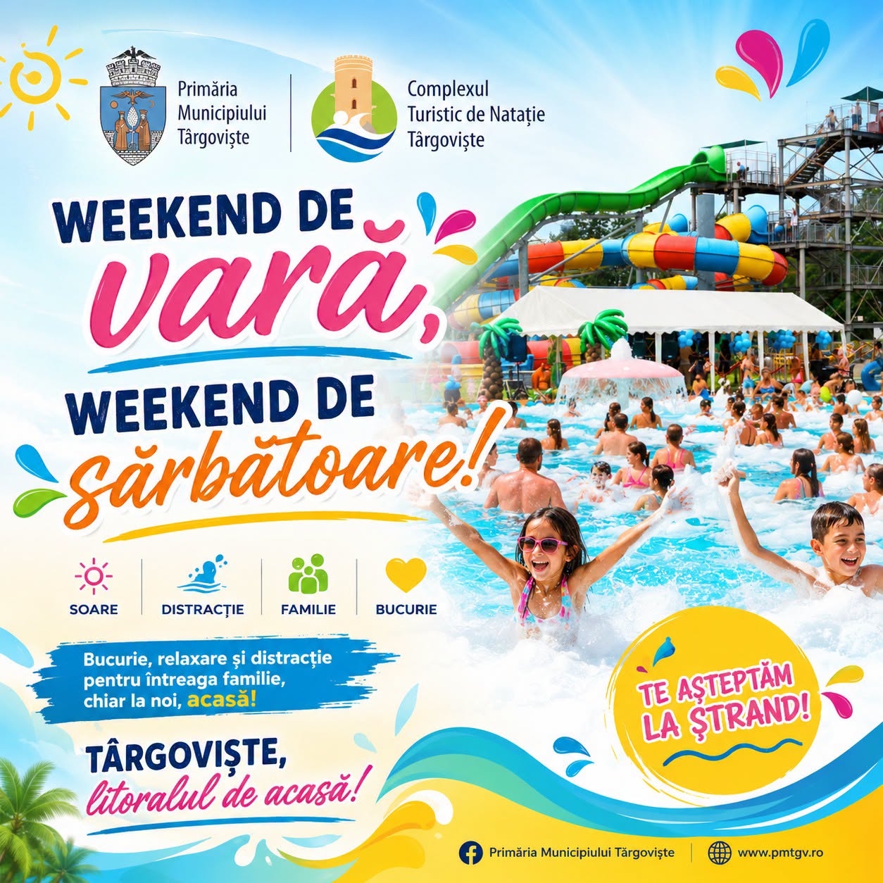 You are currently viewing Weekend de vară și distracție pe „litoralul de acasă”, la Complexul Turistic de Natație Târgoviște