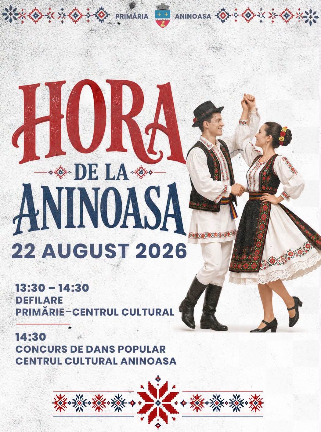 You are currently viewing Peste 500 de dansatori din 20 de ansambluri sunt așteptați, în weekend, la Festivalul-concurs „Hora de la Aninoasa”