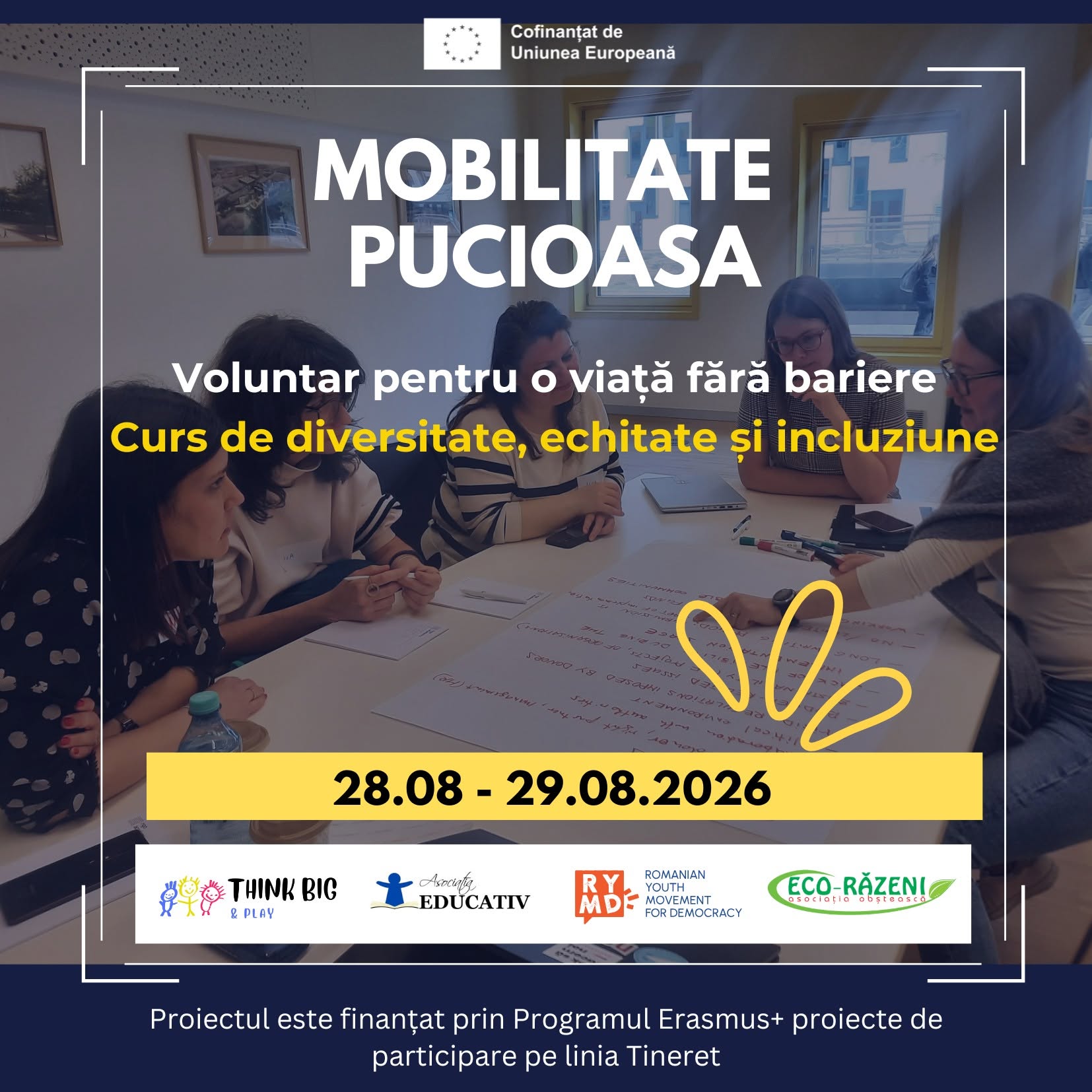 You are currently viewing Tinerii din Dâmbovița se pot înscrie la un curs gratuit despre incluziune și voluntariat, organizat la Pucioasa