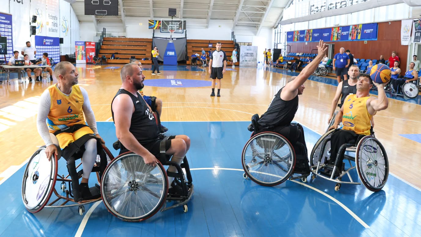 You are currently viewing Când nu există limite! Arena de Baschet a găzduit Campionatul Național de baschet 3X3 în scaun cu rotile