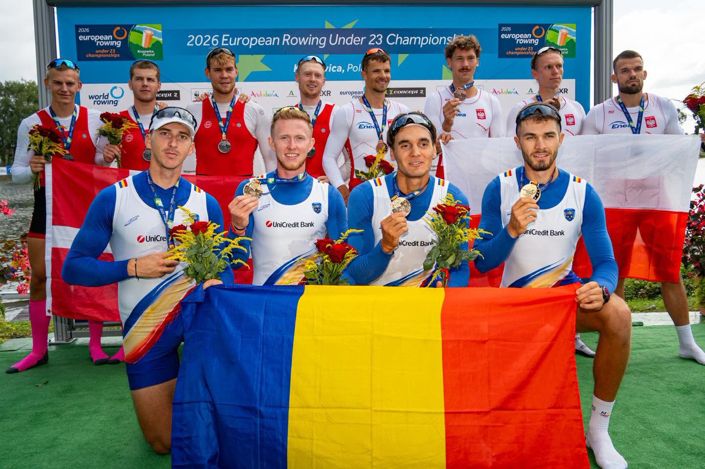 You are currently viewing România, regina Europei la canotaj! 9 titluri și primul loc pe națiuni la Campionatele Europene U23